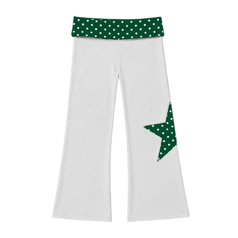 Polka Dot Foldover Pants