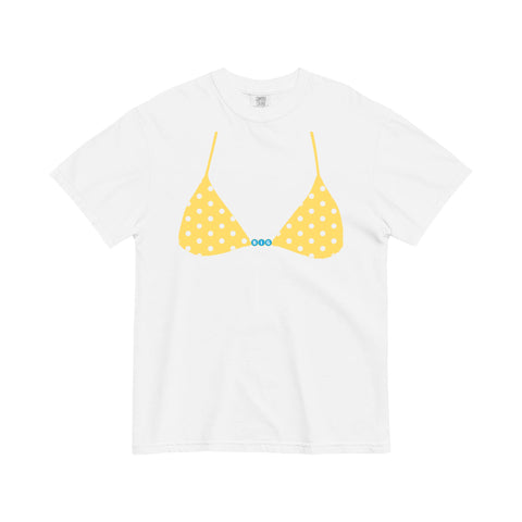 Yellow Polka Dot Bikini Big Little Unisex Tee