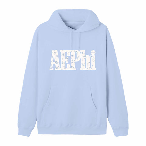 Blue Flower Sorority Hoodie