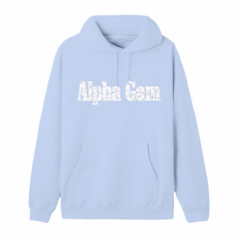 Blue Flower Sorority Hoodie