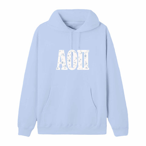 Blue Flower Sorority Hoodie