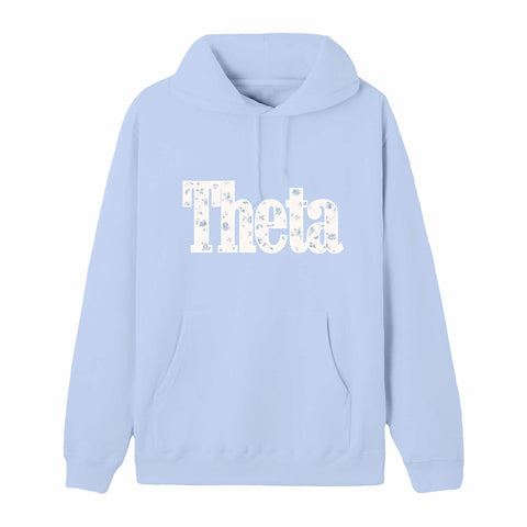 Blue Flower Sorority Hoodie