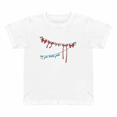 Bow and Behold Sorority Baby Tee