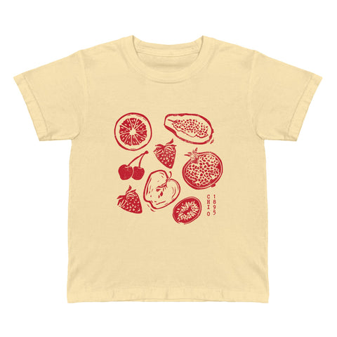 Sliced and Stamped Sorority Baby Tee