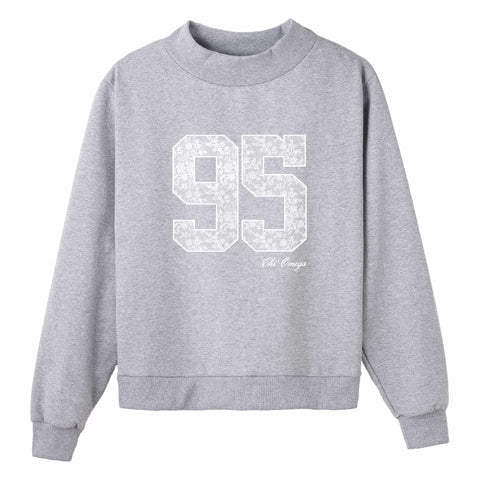 Lace League Sorority Mock Neck