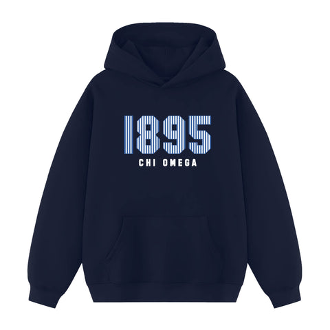 Pinstripe Year Sorority Hoodie