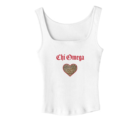 Leopard Couture Sorority Tank