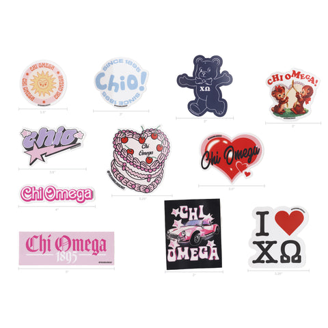 Sorority Sticker Mystery 10-Pack