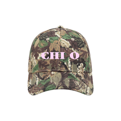 Classic Camo Embroidered Sorority Hat