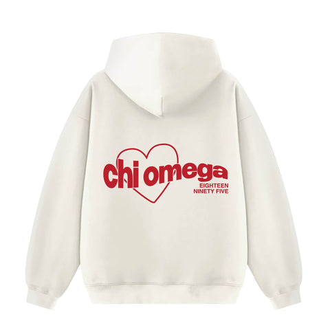 Lover Girl Cream Sorority Hoodie