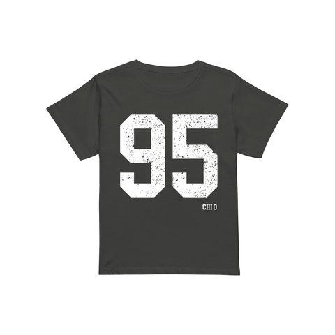 Team Player Baby Tee-Chi Omega-S-black, gray
