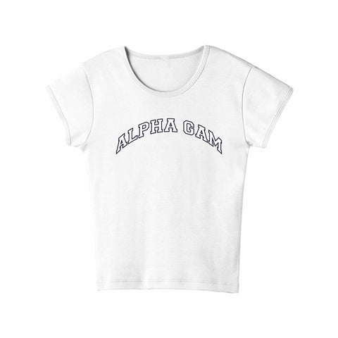 Classic Collegiate Sorority Baby Tee