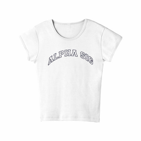 Classic Collegiate Sorority Baby Tee
