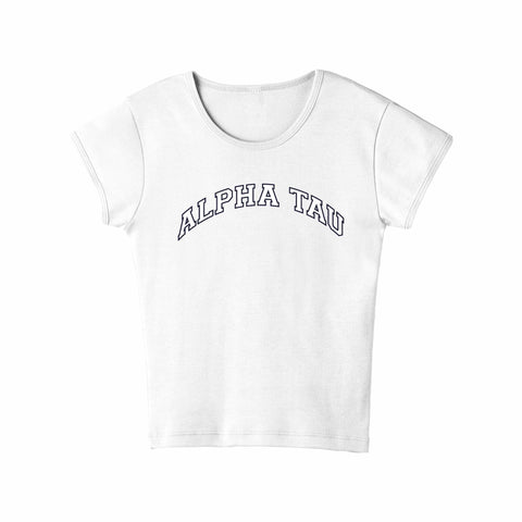 Classic Collegiate Sorority Baby Tee