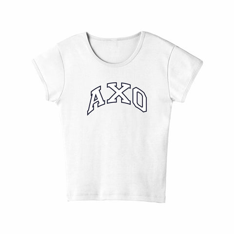 Classic Collegiate Sorority Baby Tee