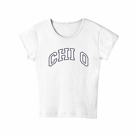 Classic Collegiate Sorority Baby Tee