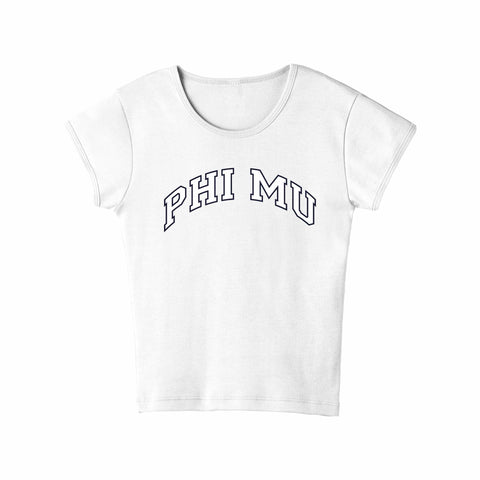 Classic Collegiate Sorority Baby Tee