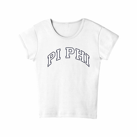 Classic Collegiate Sorority Baby Tee