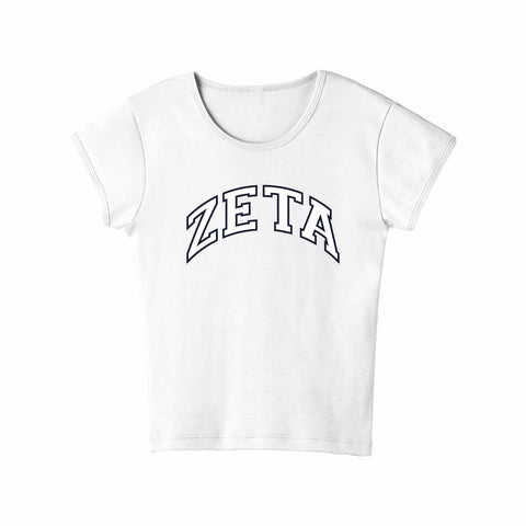 Classic Collegiate Sorority Baby Tee