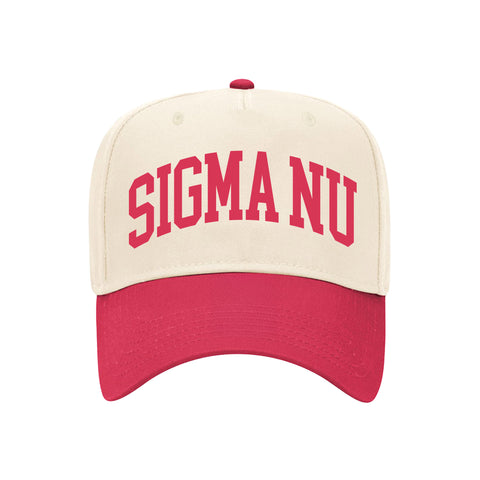 Collegiate Puff Embroidered Fraternity Hat
