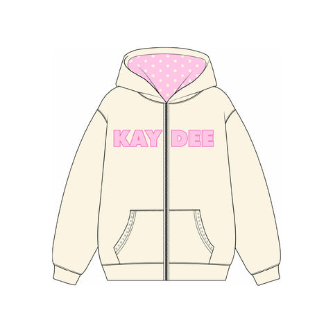 SDSU Kappa Delta Zip Up Hoodie