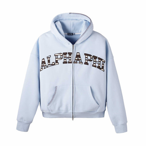 Alpha Phi Coastline Zip-Up Hoodie