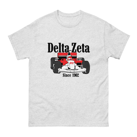 Victory Lap Unisex Tee-Delta Zeta-S-gray