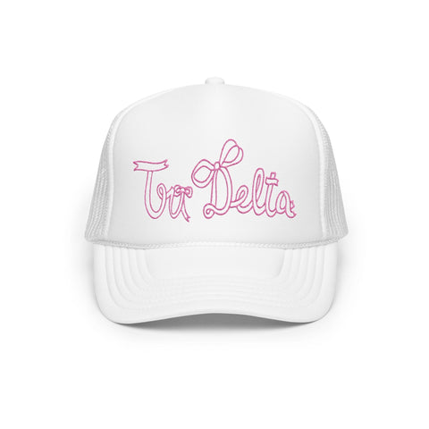 Written In Ribbon Embroidered Sorority Hat