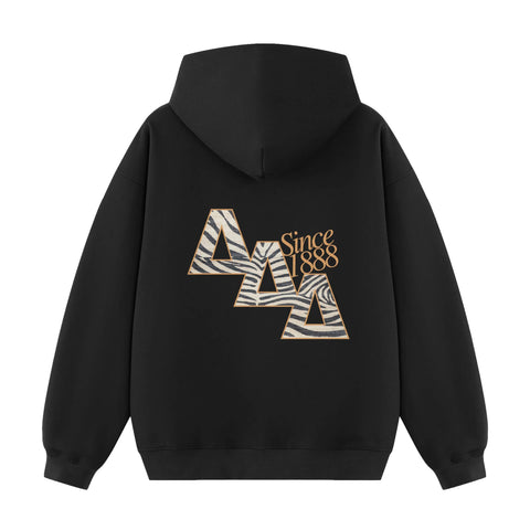 Midnight Stripes Printed Sorority Hoodie