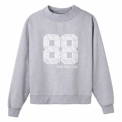 Lace League Sorority Mock Neck