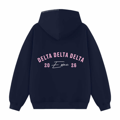 Rose Arc Exec Hood Stitch Sorority Hoodie