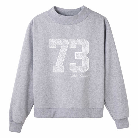 Lace League Sorority Mock Neck