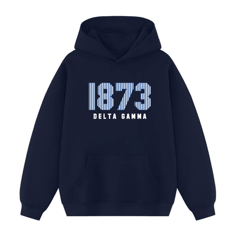 Pinstripe Year Sorority Hoodie