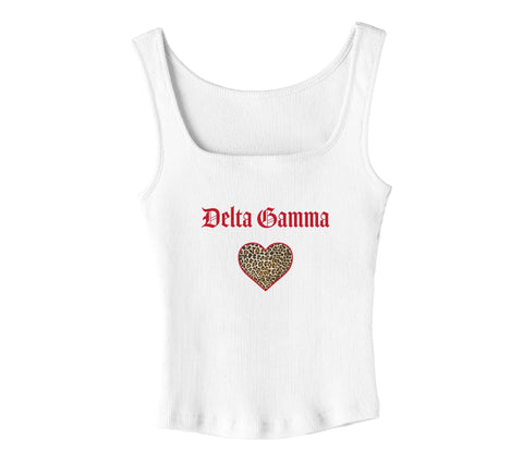 Leopard Couture Sorority Tank