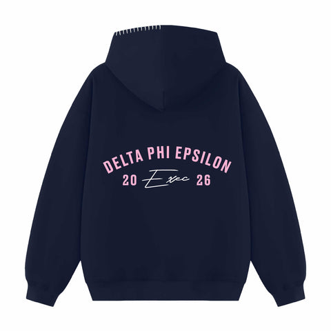 Rose Arc Exec Hood Stitch Sorority Hoodie