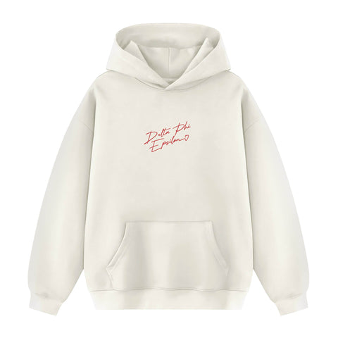 With Love Embroidered Sorority Hoodie