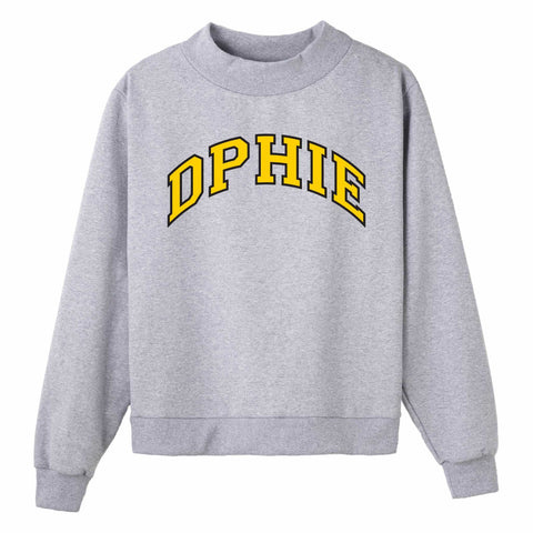 Gold and Black Campus Colors Sorority Mock Neck