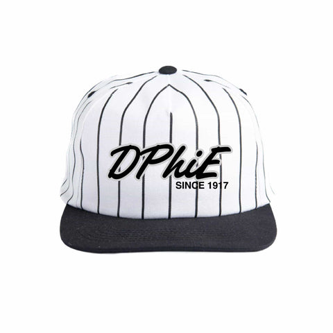 Silver and Black Embroidered Sorority Hat
