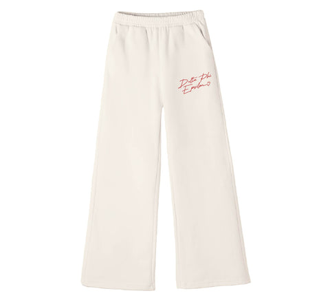 With Love Embroidered Sorority Flare Sweats