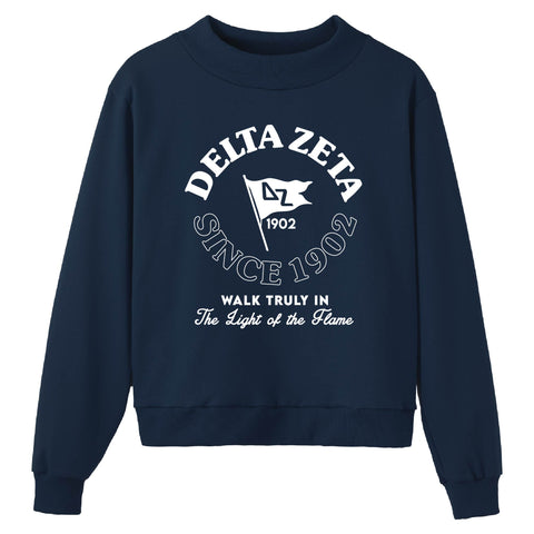 Flag is Raised Sorority Mock Neck