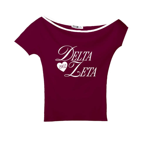 Adorn Bordeaux Sorority Marina Top