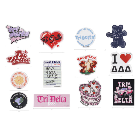 Sorority Sticker Mystery 10-Pack