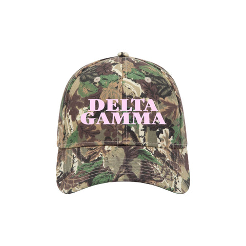 Classic Camo Embroidered Sorority Hat
