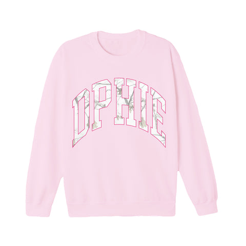 White Camo Sorority Crewneck