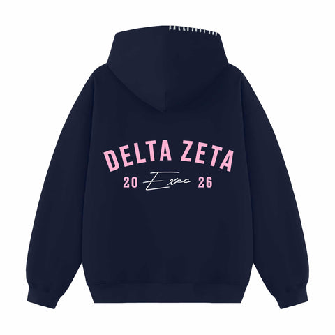 Rose Arc Exec Hood Stitch Sorority Hoodie