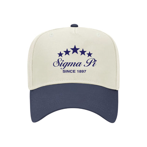 Five Star Embroidered Fraternity Hat