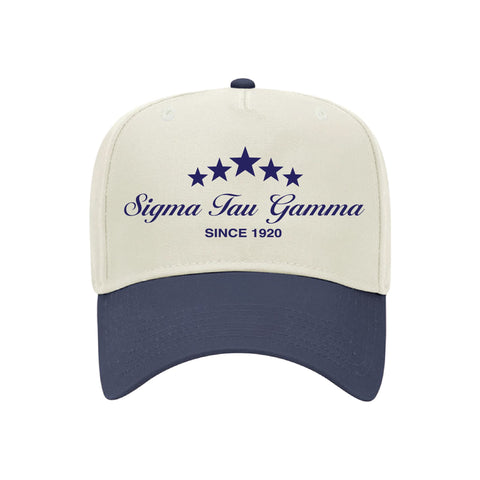 Five Star Embroidered Fraternity Hat