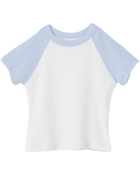 NEWPORT TEE (CROPPED - 2TONE)