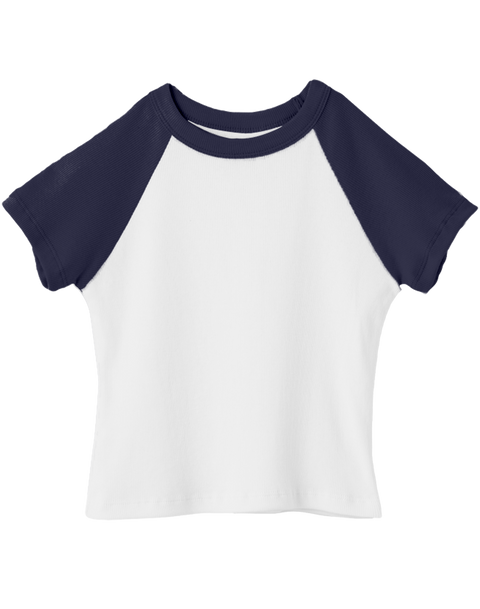 NEWPORT TEE (CROPPED - 2TONE)