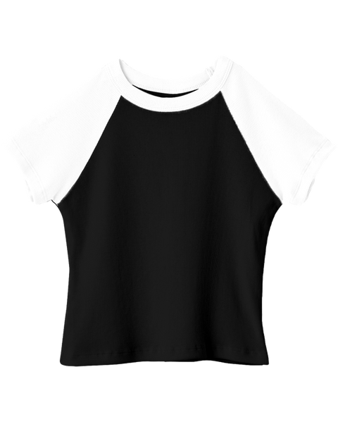 NEWPORT TEE (CROPPED - 2TONE)